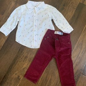 Old Navy holiday outfit